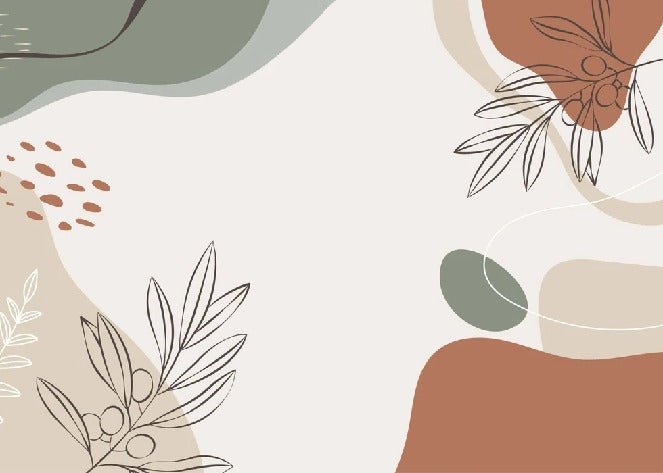 Papel pintado panorámico follaje olivaissance