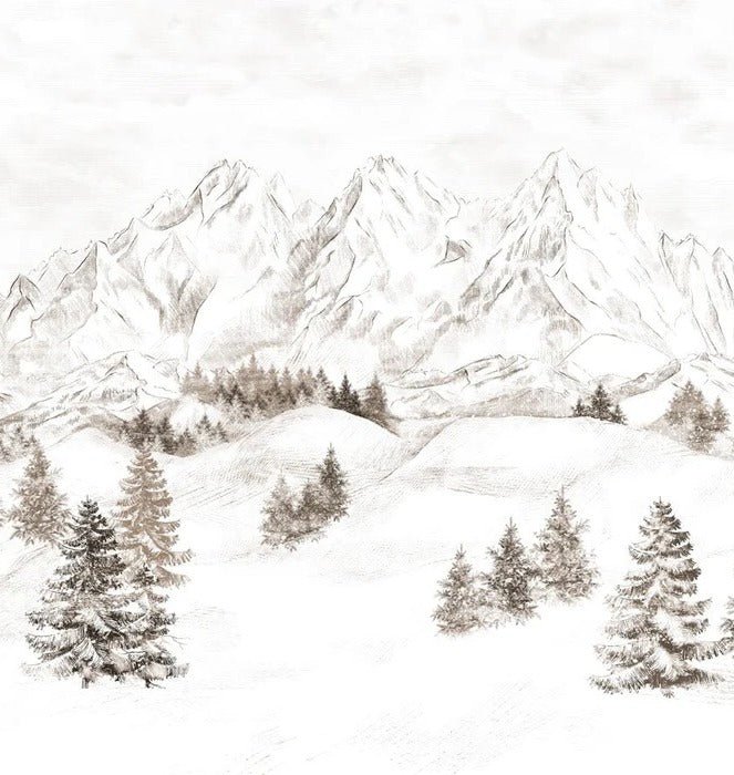 Papel pintado Montaña de los Alpes