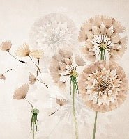 Papel pintado Flor de diente de león