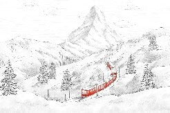Papel pintado Matterhorn panorámico