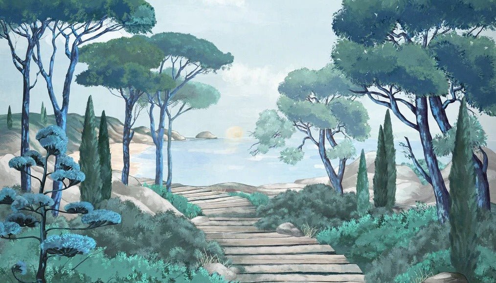 Papel pintado Paseo por los arroyos