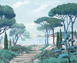 Papel pintado Paseo por los arroyos