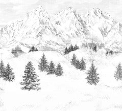 Papel pintado de la montaña de Chamonix