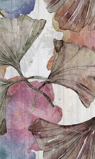 Papel pintado Ginkgo panorámico Japón Zen
