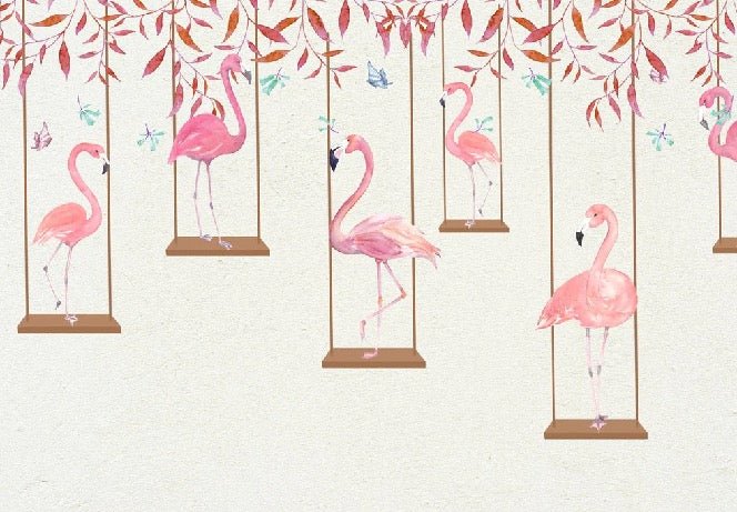 Papel pintado Flamingo