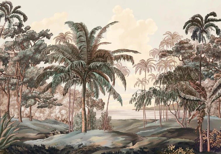 Papel pintado paisaje Célèbes terra