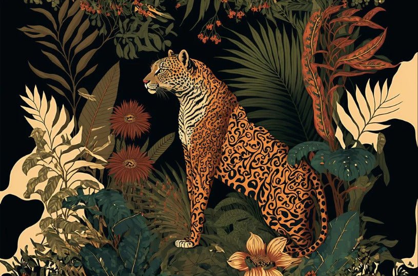 Papel pintado Tigre exótico