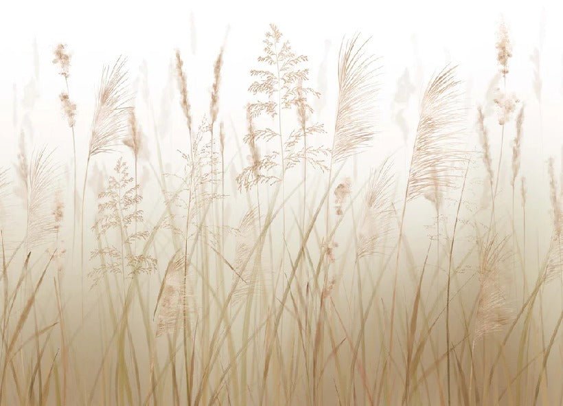 Fondo de flores de campo de trigo