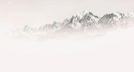 Papier peint matin brumeux Mont Blanc, XXL, tendance