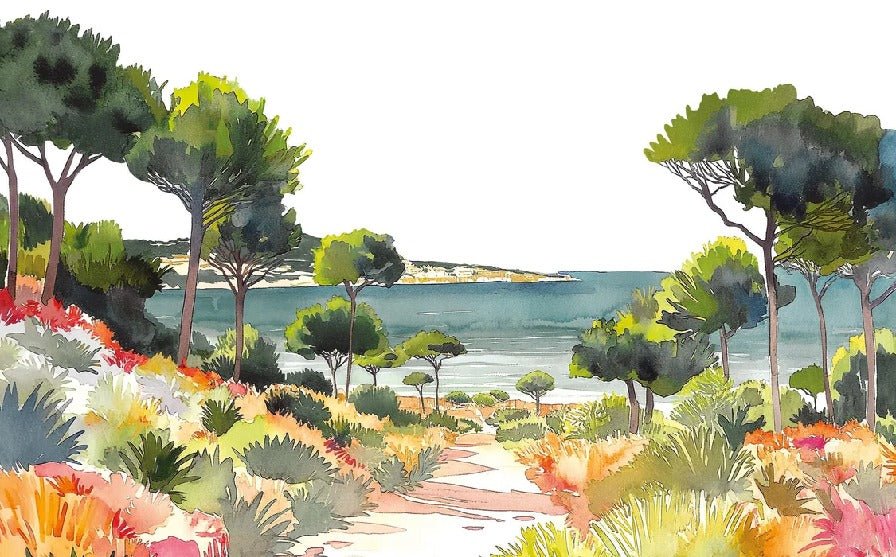 Papel pintado panorámico de verano