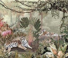 Papel pintado de Jungla y tigre