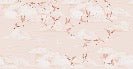 Papel pintado terracota poético para dormitorio infantil