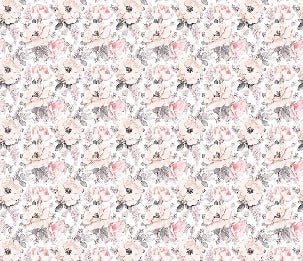 Papel pintado de flores Tendre Aquarelle