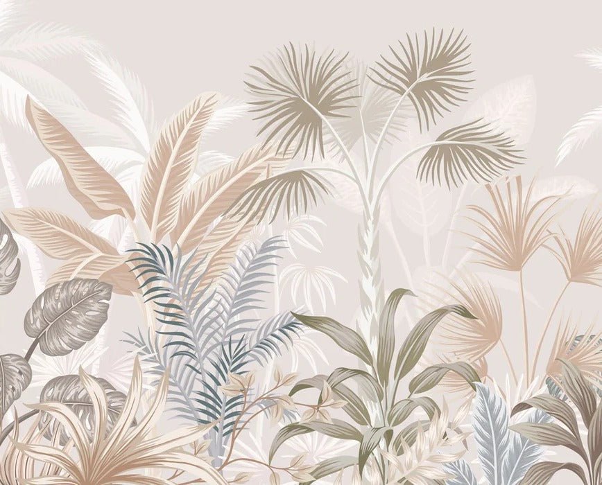 Papier peint panoramique jungle terracotta, XXL, tendance