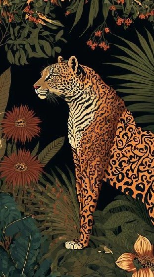 Papel pintado Tigre exótico