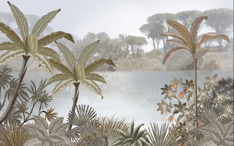 Papel pintado personalizado Tendencia a pintar la jungla