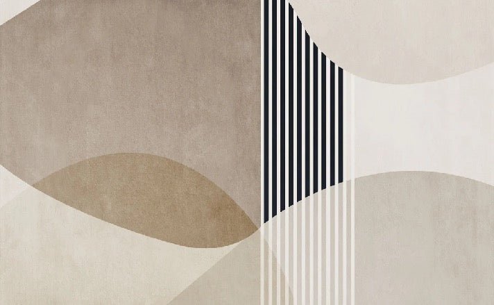 Papel pintado con formas creativas