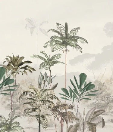 Papier peint panoramique jungle eden vert, XXL, tendance