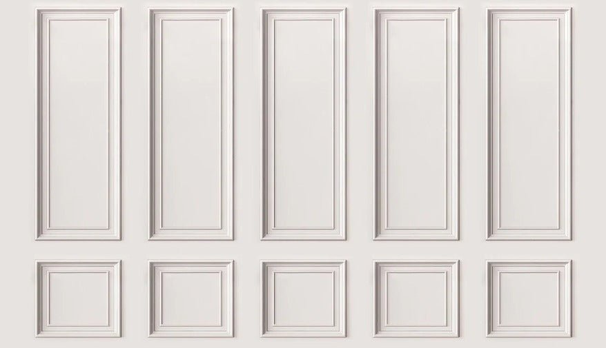 Papier peint panoramique moulure Haussmanienne, XXL, tendance