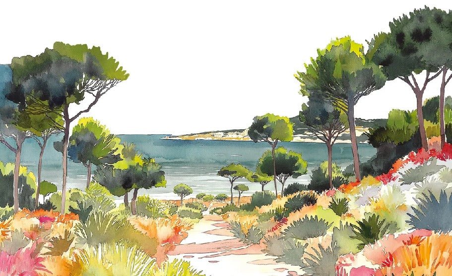 Papel pintado panorámico de verano