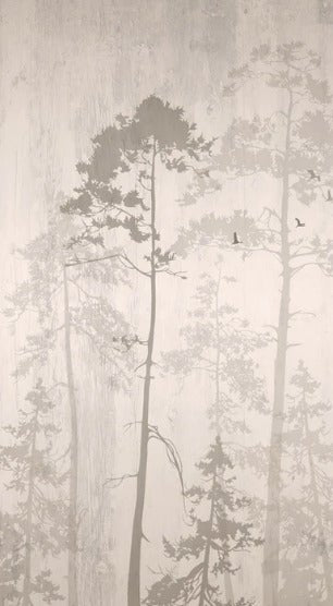 Papel pintado Bosque otoñal