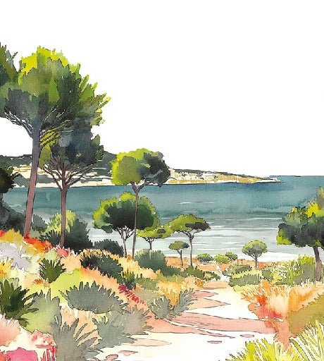 Papel pintado panorámico de verano