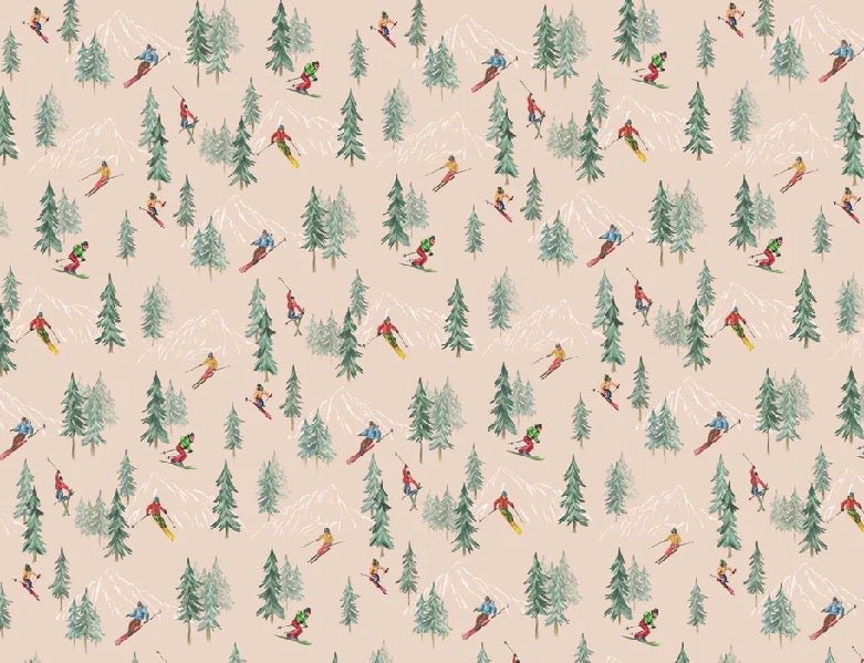 Papier peint Alpine glisse pêche, XXL, tendance