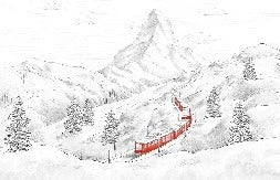 Papel pintado Matterhorn panorámico