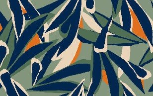 Papel pintado Dibujo panorámico de una planta