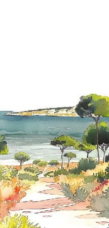 Papel pintado panorámico de verano