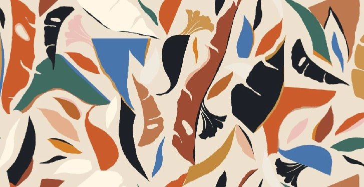 Papel pintado vegetal contemporáneo