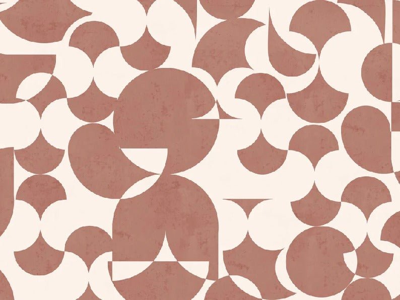 Papel pintado gráfico retro Terra