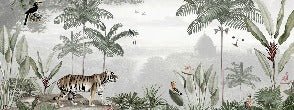 Papel pintado Selva felina