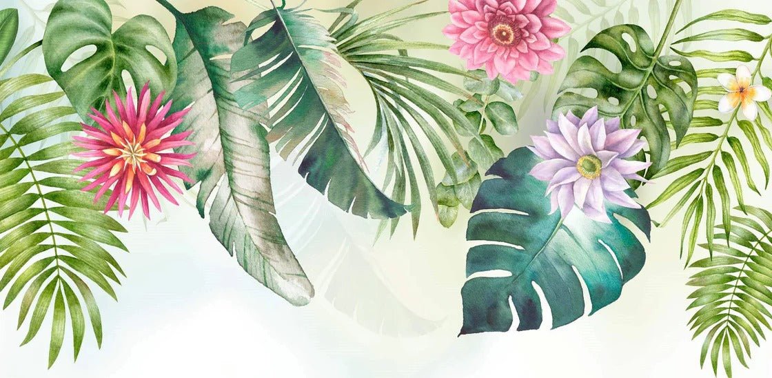 Papel pintado panorámico Botánico