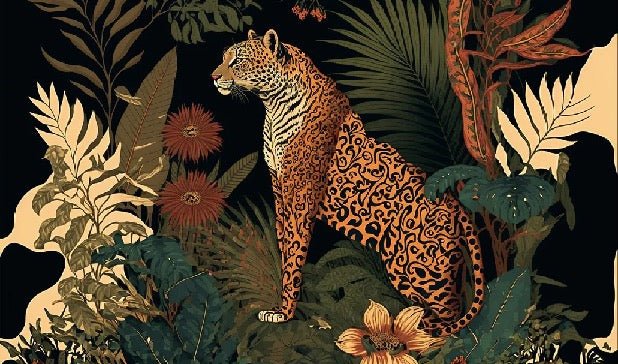 Papel pintado Tigre exótico