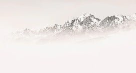 Papier peint matin brumeux Mont Blanc, XXL, tendance