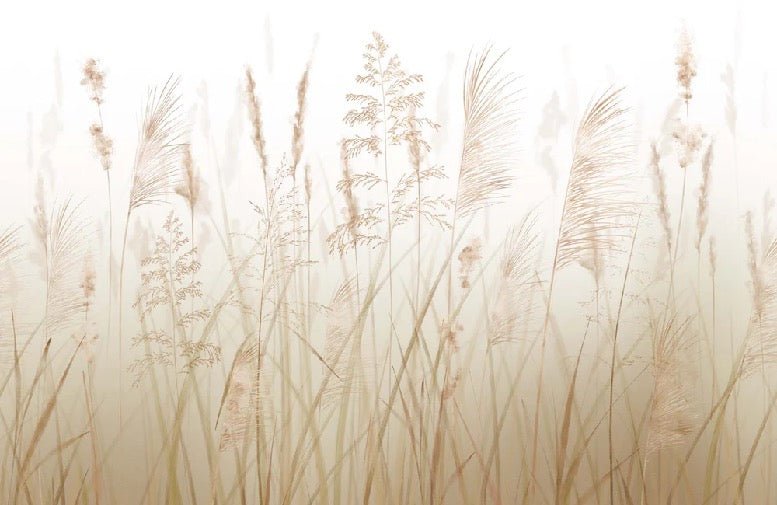 Papier peint fleur des champs de blé, XXL, tendance