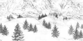 Papel pintado de la montaña de Chamonix