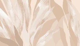 Papel pintado de tela floral beige