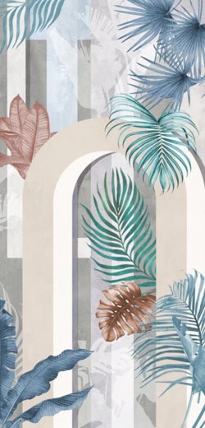 Papier peint tendance arche colorée, XXL, tendance