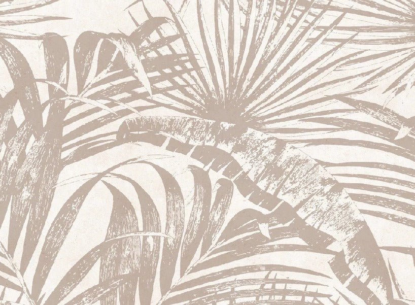 Papier peint monochrome jungle feuille, XXL, tendance
