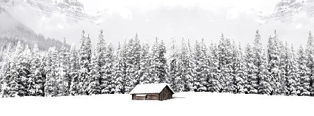 Papel pintado Chalet panorámico de montaña