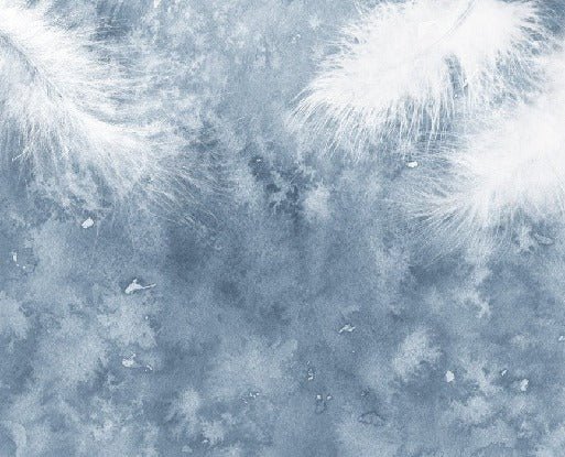 Papier peint Plume Blanche, XXL, tendance