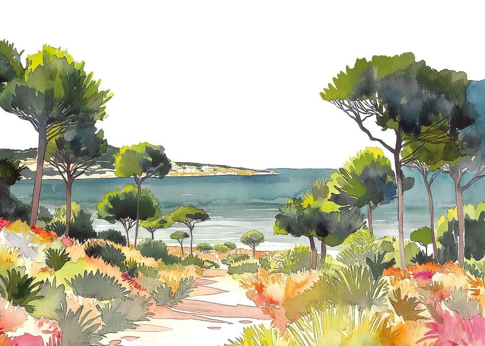 Papel pintado panorámico de verano