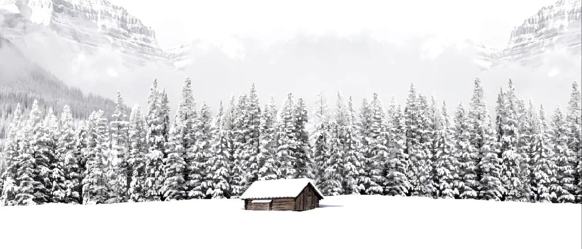 Papel pintado Chalet panorámico de montaña