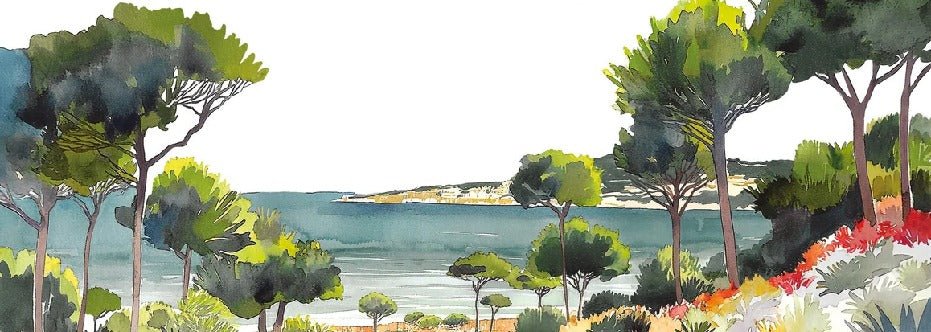 Papel pintado panorámico de verano