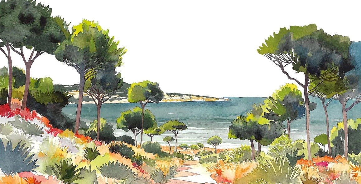 Papel pintado panorámico de verano