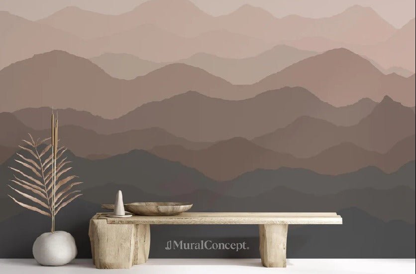 Papel pintado Terracota dunas panorámicas