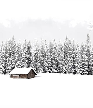 Papel pintado Chalet panorámico de montaña