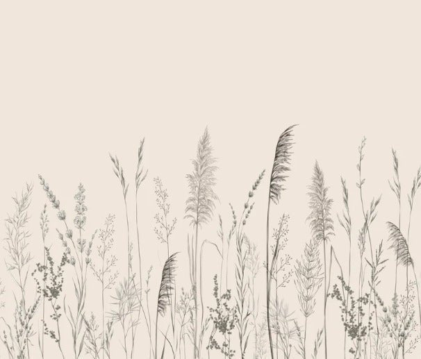 Papier peint panoramique prairie sauvage